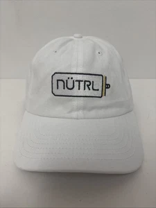 Nutrl Vodka White Dad Hat - Adjustable Snapback Cap - Picture 1 of 10