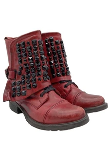 ALDO Botas con cremallera Mujeres Botines Talla EU 38 rojo look casual - Imagen 1 de 5