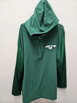 CHAQUETA CON CAPUCHA VERDE EMITIDA POR EL EQUIPO NIKE NEW YORK JETS PARA HOMBRE 3XL Foto 1 de 4
