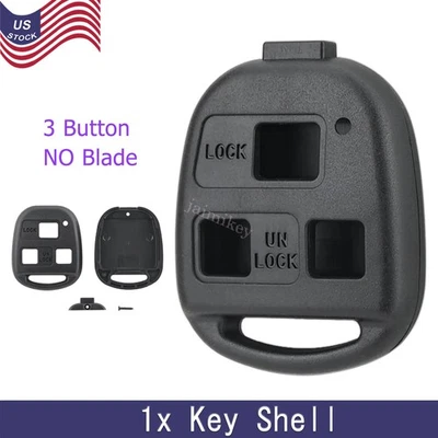 For 2007 2008 2009 Lexus RX350 SC430 Remote Key Fob Shell Case Cover 3 Buttons - Image 1 of 4