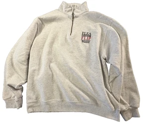 Flohmarkt Flip TV Show Viertelreißverschluss Kadetten Pullover GR. L / GRAU LARA SPENCER - Bild 1 von 6