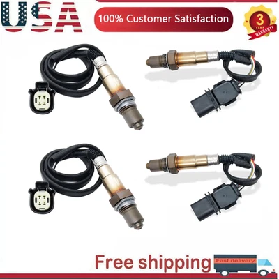 4x Sensor de oxígeno aguas arriba+aguas abajo para Ford F-250 F-350 Super Duty 6,2 L V8 2012-2016 Foto 1 de 4