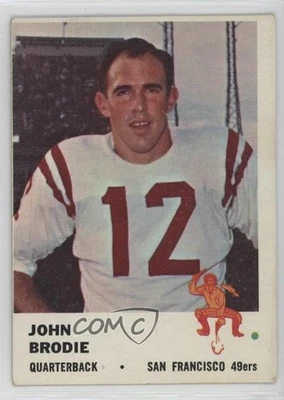 1961 Fleer John Brodie #59 新秀 RC — 第 1/2 张图片