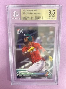 2023 Topps Now Randy Arozarena #WBCA4 ALL-WBC TEAM BGS 9,5 GEM MT #4757 (BV7) - Foto 1 di 3