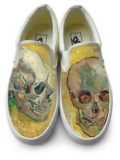 Van Gogh Skulls Slip-on Vans Brand Shoes