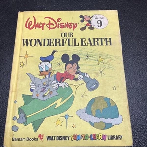 Walt Disney Fun-to-Learn Library Volume #9 Our Wonderful Earth (1983 Hardcover) - Bild 1 von 3