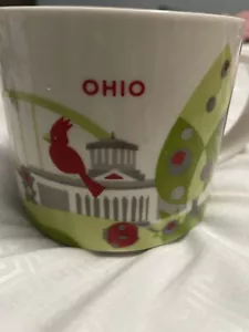 2013 Starbucks Ohio "You Are Here" YAH, Kaffeetasse 14 Unzen NEU - Bild 1 von 7