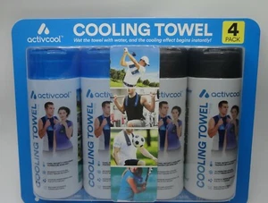 Neu!! ACTIVCOOL KÜHLTÜCHER !! 4 Stück. Handtücher kühl halten!! - Bild 1 von 2
