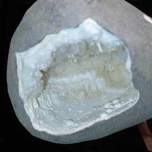 Mordenite Epistilbite Quartz crystal cave Zeolite geode cut base specimen 0.26kg - Picture 1 of 10