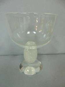 DECORATIVE VINTAGE LARGE CRYSTAL ART GLASS VASE - Picture 1 of 5