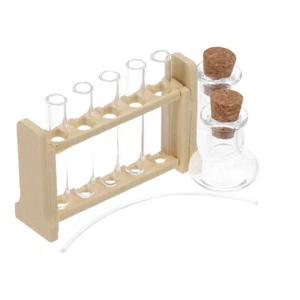 Experimental Test Tube Rack Set Toddler Baby Laboratory Toy for Mini House - Picture 1 of 12
