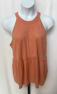 Old Navy ladies size XL halter blouse with mid crochet trim. - Picture 1 of 9