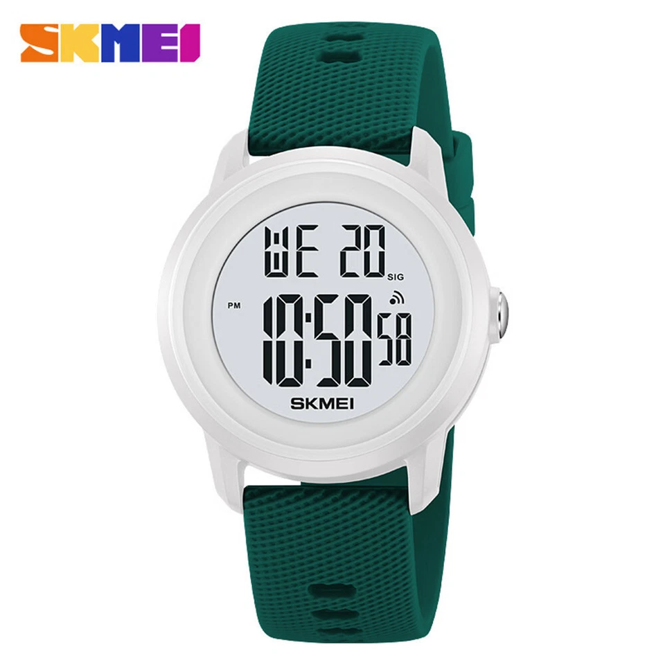 SKMEI 2218 Outdoor Black Digital Waterproof Watch Silicone Band (62)