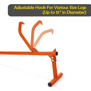 51" Steel Timberjack Timber Jack Tool Log Roller Cant Hook Detachable Log Lifter - Picture 1 of 11