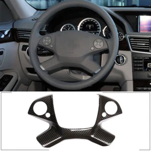 ABS Fiber Steering Wheel Button Frame Decorate Cover For Benz E Class W212 09-13 - Picture 1 of 9