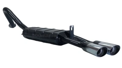 MARMITTA FIAT 131 RACING 2000/TC - DOPPIO SCARICO CROMATO Ø 53 mm - Immagine 1 di 4