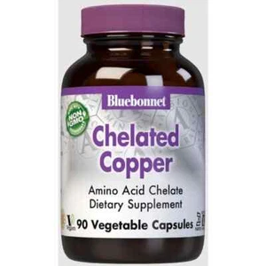 Bluebonnet Nutrition Chelated Copper 3 mg 90 Veg Caps - Picture 1 of 1