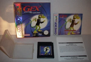 Gex Enter the Gecko - Nintendo Game Boy  OVP + Schutzhülle Modul EUR - Bild 1 von 1