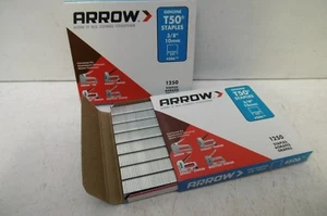 ARROW T-50 T50 10mm TYPE G TACKER STAPLES 2 x 1250 - Picture 1 of 1