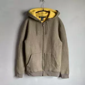 Marc By Marc Jacobs Double Face Wool Zip Parka Khaki Mustard Yellow M - Picture 1 of 7
