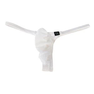 Mens Bulge Pouch Micro Thong Underwear Briefs Panties Low Rise T-back G-String - Picture 1 of 18