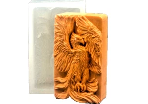 PHOENIX SILICONE MOLD for soap making and other crafts RESIN CANDLE - Picture 1 of 13