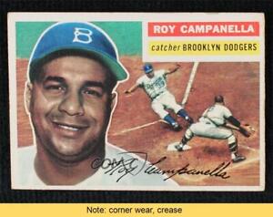 1956 Topps Roy Campanella (White Back) #101 HOF