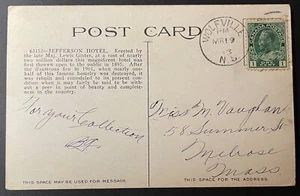 Postal de Wolfville, Nueva Escocia, Canadá publicada el 19 de marzo de 1913 a Melrose, MA, EE. UU. - Imagen 1 de 2