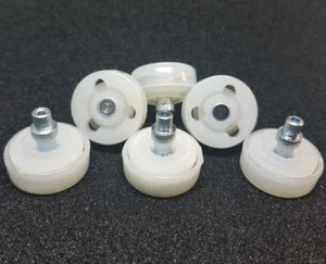 Fits 1968-1982 Corvette Window Regulator Roller Set 6 Pieces - Foto 1 di 3