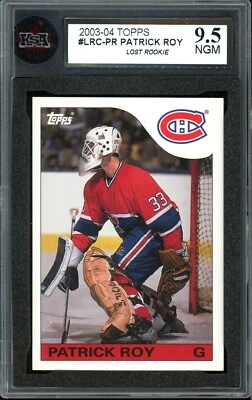 2003-04 topps #LRC-PR patrick roy Lost Rookie card Canadiens KSA 9.5 NGM - Image 1 of 2