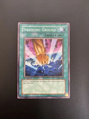 Yu-Gi-Oh! Common Invasion Of Chaos IOC-093 1st Eng Smashing Ground EX - Image 1 of 2