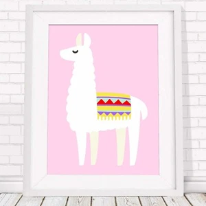 MOROCCAN LLAMA - Cartoon Poster Picture Print Sizes A5 to A0 **FREE DELIVERY** - Bild 1 von 14