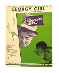 SHEET MUSIC Georgy Girl Motion Picture Film Soundtrack Lynn Redgrave Vintage - Picture 1 of 2