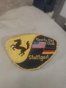 SPORTWAGEN CLUB STUTTGART USA GERMANY VINTAGE PATCH RARE - Bild 1 von 5