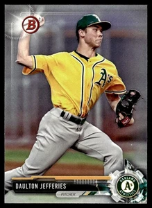 2017 Bowman Draft Daulton Jefferies Oakland Athletics #BD-123 - Picture 1 of 2