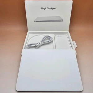 Apple Magic Trackpad with USB-C Cable Latest MXK93AM/A Original - White A3120 - Picture 1 of 5