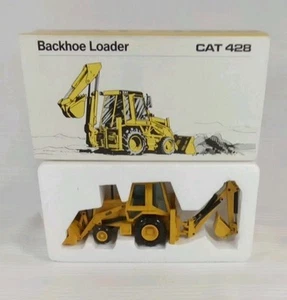 Caterpillar 428 Backhoe - NZG - #2851 Made In West Germany MB E35 - Picture 1 of 5