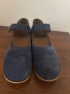 Kork Ease Women’s Bellota Mary Jane Shoes in Blue Suede Leather Size 9 NWOB - Picture 1 of 6