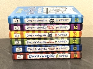 Diary of a Wimpy Kid Book Set Books 1-6 Hardcover - Picture 1 of 6