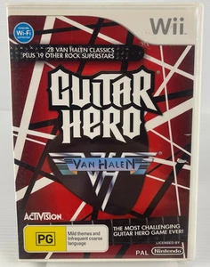 Guitar Hero: Van Halen - Nintendo Wii Complete With Manual PAL - Picture 1 of 5