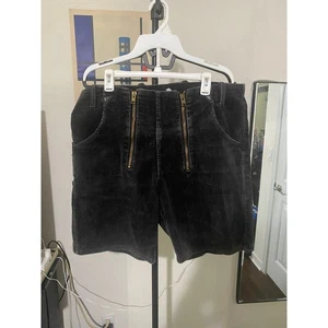 Faqtory LA SAMPLE Faded Black Corduroy Shorts - Picture 1 of 6