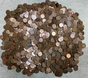 10 Pfund gemischter Kanada kleiner Cent Penny.  Gemischtes Datum GROSSES Lot! CAD - Bild 1 von 6
