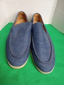 Loro Piana Hombre Azul Denim Verano Paseo Talla 45/11 - Imagen 1 de 9
