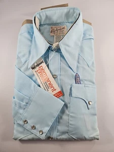 VTG 1950 Mens Rockmount Ranch Wear Button Down Shirt Size15 1/2-32 Rodeo Country - Picture 1 of 6