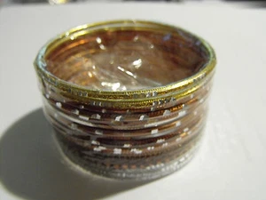 Fashion Jewelry Stackable Bangle Design Metal Bracelets Gold/Silver/Copper Color - Picture 1 of 3