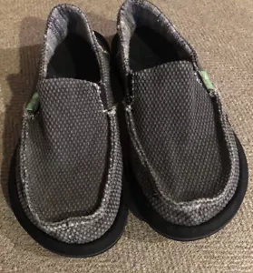 Kids Sidewalk Surfers Vagabond Sanuk Gray Slip On Sandals Size 1 - Picture 1 of 6