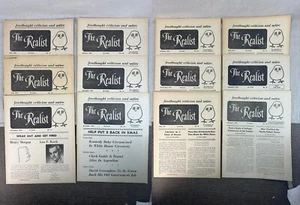 The Realist Magazine 12 Early issues from 1960 & 1961 ~ 17 -27 & 29-30 - Picture 1 of 17