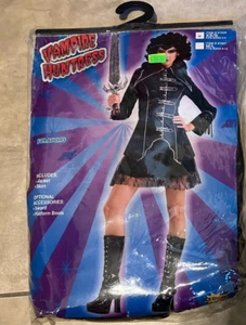 Vampire Huntress Forum Costume Black Jacket & Skirt NEW Womens Small XS S - Picture 1 of 2