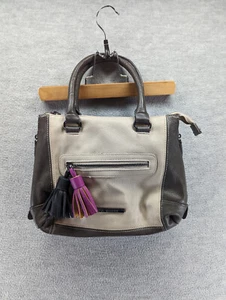 Steve Madden Hand Bag Beige Gray Tassels - Picture 1 of 12