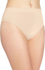 Wacoal 263875 Women's B Smooth High Cut Brief Panty Sand Underwear Size M